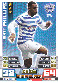 Matt Phillips Queens Park Rangers 2014/15 Topps Match Attax #227